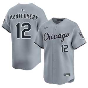 Gray Sox Colson Montgomery Men #12 Stitched Jersey 725940-686 - Image 1