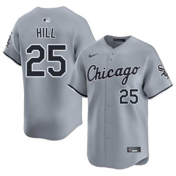 202620Derek20Hill20chicago20white20sox20baseball20jersey20gray.jpg