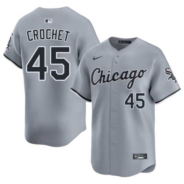 202620Garrett20Crochet20chicago20white20sox20baseball20jersey20gray.jpg