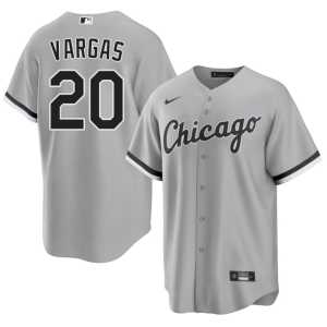 Grey Men's CWS #20 Miguel Vargas Authentic Jerseys 124628-670 - Image 1
