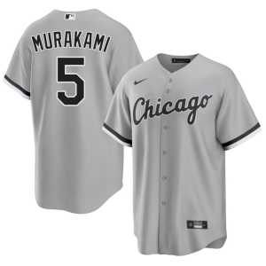 Grey Men's Stitched White Sox #5 Munetaka Murakami Jerseys 181281-951 - Image 1