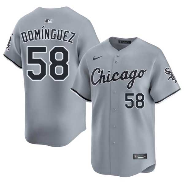 202620Seranthony20Dominguez20chicago20white20sox20baseball20jersey20gray.jpg