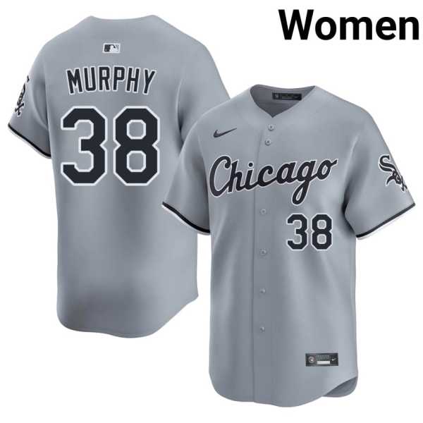 Women20202620Chris20Murphy20chicago20white20sox20baseball20jersey20gray.jpg