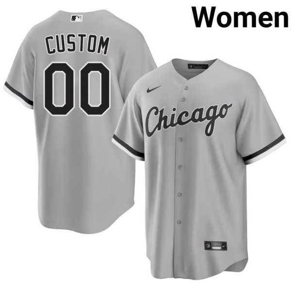 Women20202620Custom20chicago20white20sox20baseball20jersey20grey.jpg