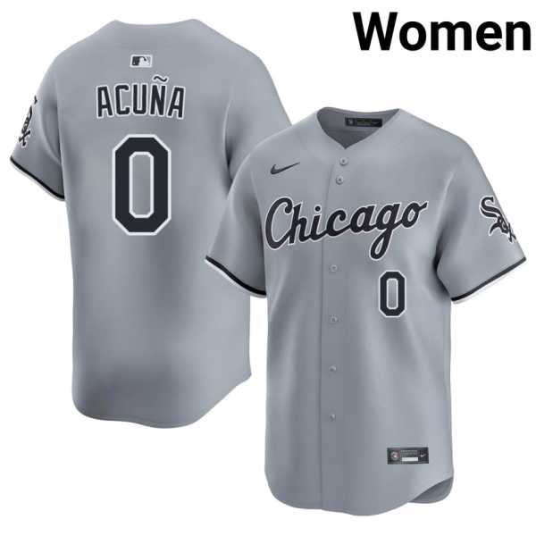 Women20202620Luisangel20Acuna20chicago20white20sox20baseball20jersey20gray.jpg