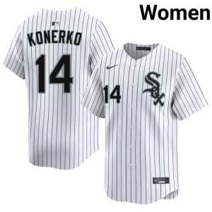 White #14 Womens CWS Paul Konerko Player Jerseys 464543-485 - Image 1